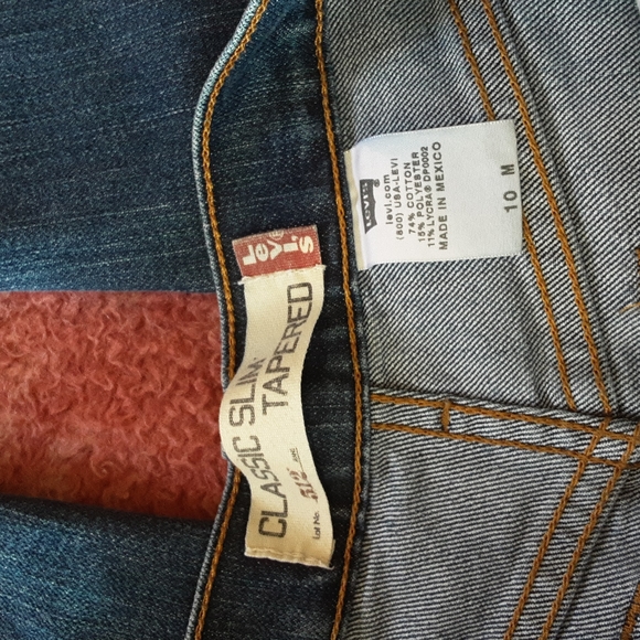 Levi's High Rise Classic Slim Tapered 512 - Picture 2 of 4